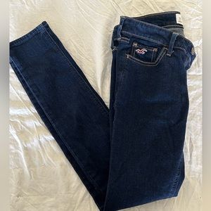 Hollister dark blue jeans